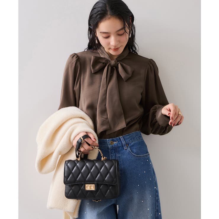 サテンボウタイブラウス | VIS  | 詳細画像16 