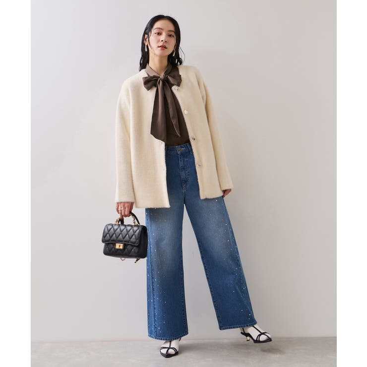 サテンボウタイブラウス | VIS  | 詳細画像17 