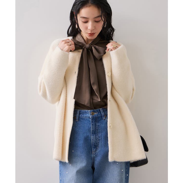 サテンボウタイブラウス | VIS  | 詳細画像18 