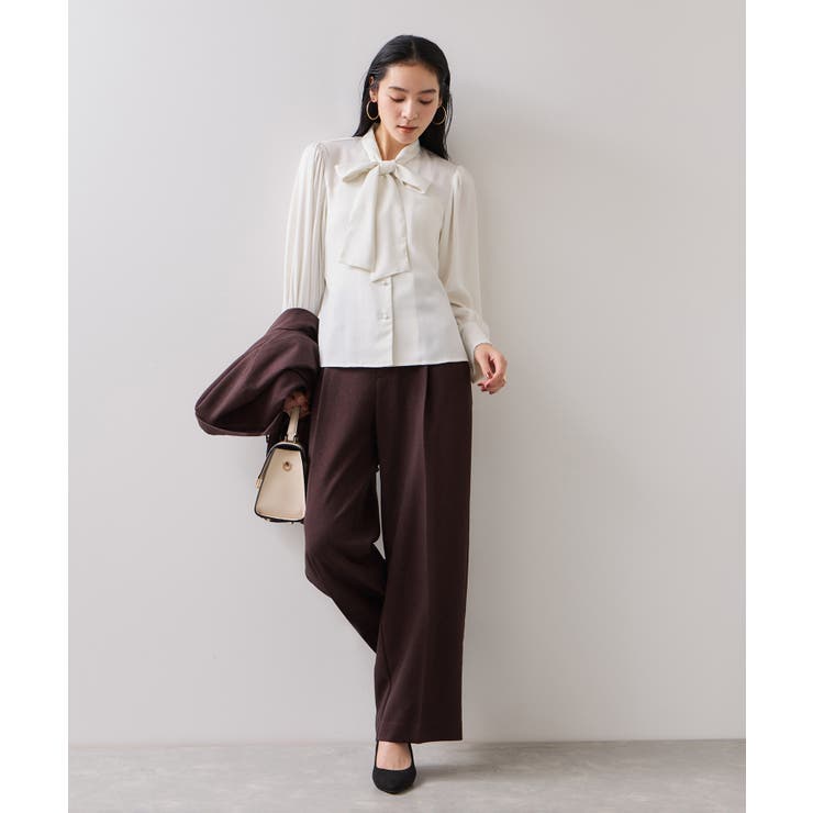 サテンボウタイブラウス | VIS  | 詳細画像4 