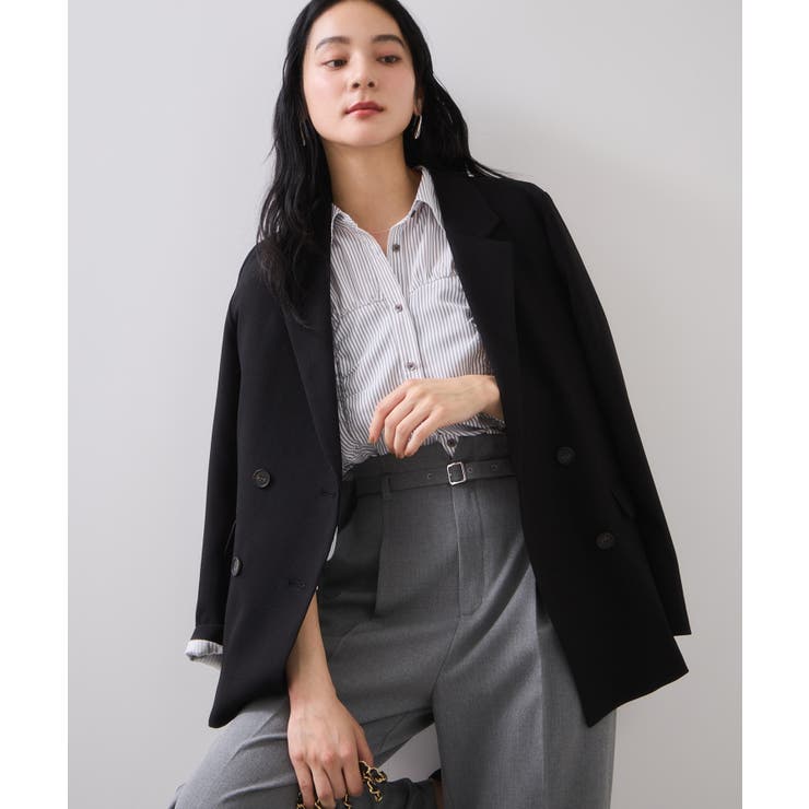 シャーリングギャザー切替シャツ/イージーケア | VIS  | 詳細画像17 