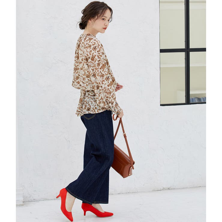 【WEB限定】アソート花柄シアーブラウス | VIS  | 詳細画像11 