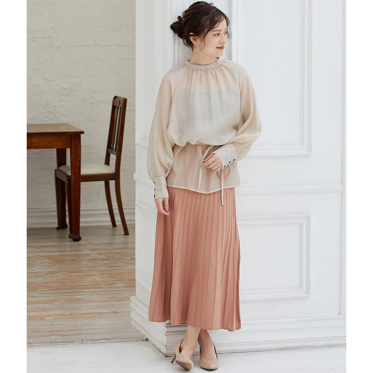 【WEB限定】アソート花柄シアーブラウス | VIS  | 詳細画像14 