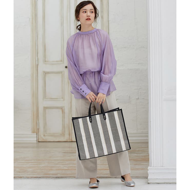 【WEB限定】アソート花柄シアーブラウス | VIS  | 詳細画像19 