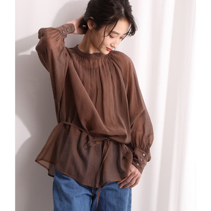 【WEB限定】アソート花柄シアーブラウス | VIS  | 詳細画像25 