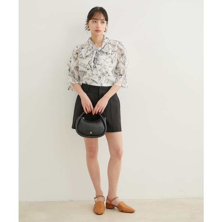 【選べる素材】アソートボウタイリボンブラウス | VIS  | 詳細画像18 