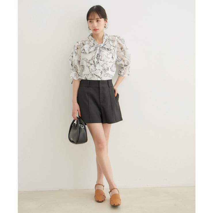 【選べる素材】アソートボウタイリボンブラウス | VIS  | 詳細画像19 