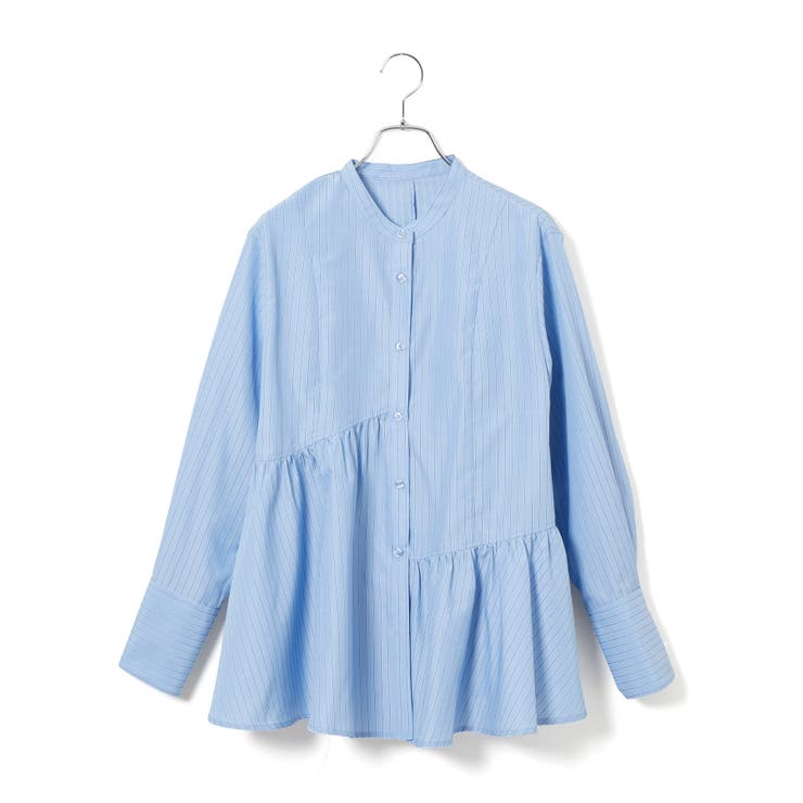 【洗える】アシンメトリーフレアーシャツ | VIS  | 詳細画像28 