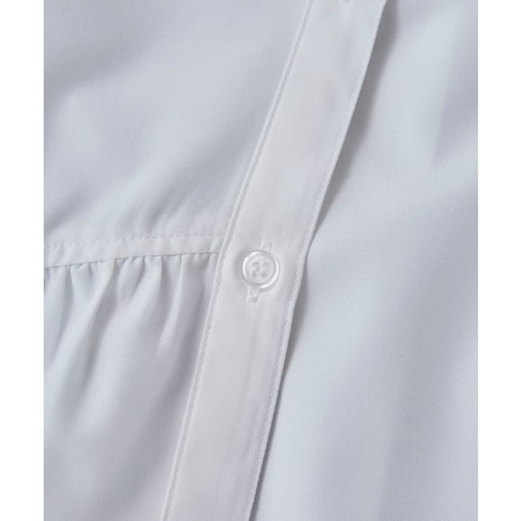 【洗える】アシンメトリーフレアーシャツ | VIS  | 詳細画像36 