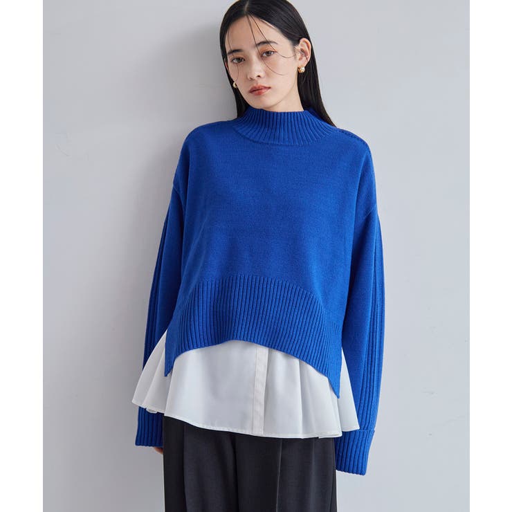 【洗える】アシンメトリーフレアーシャツ | VIS  | 詳細画像40 