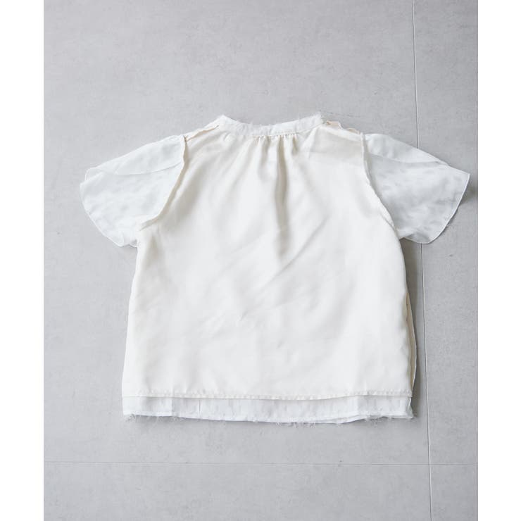 チューリップスリーブジャガードスキッパーブラウス | VIS  | 詳細画像22 