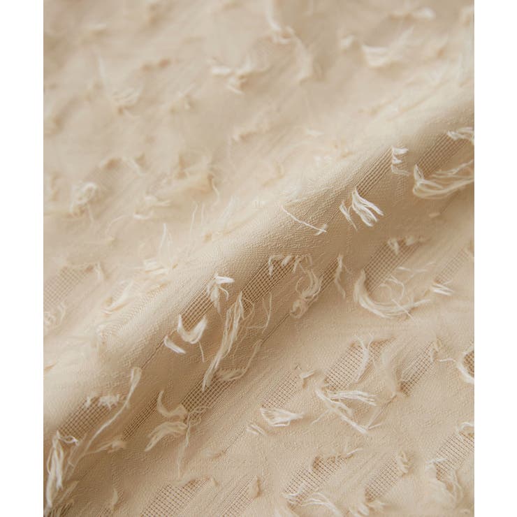 チューリップスリーブジャガードスキッパーブラウス | VIS  | 詳細画像24 