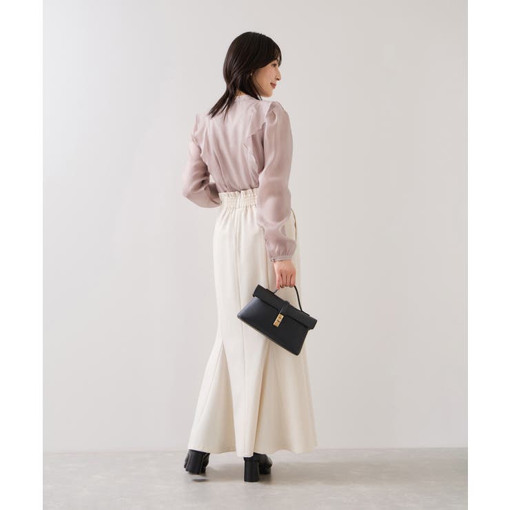 シアーラッフルブラウス/イージーケア | VIS  | 詳細画像10 