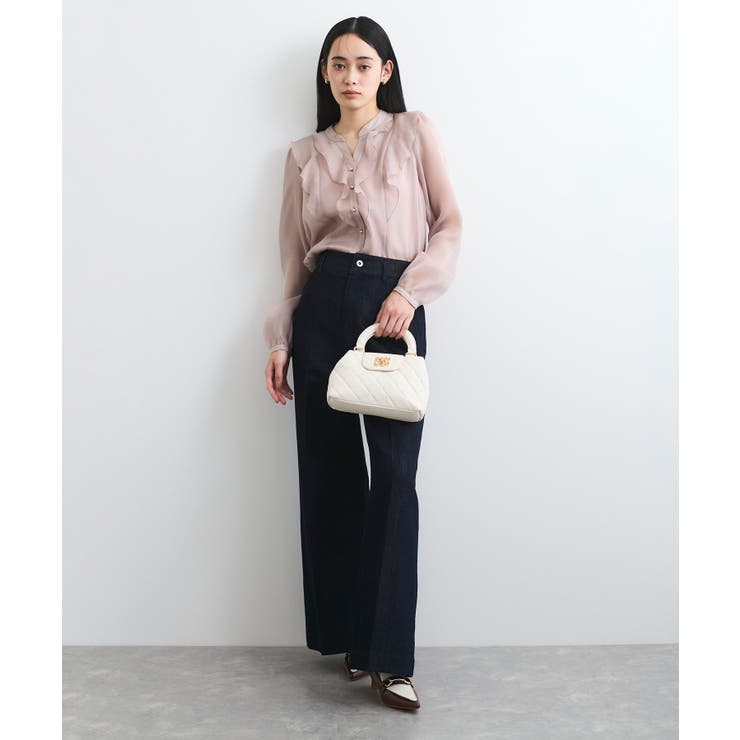 シアーラッフルブラウス/イージーケア | VIS  | 詳細画像23 