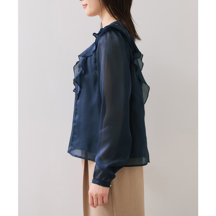 シアーラッフルブラウス/イージーケア | VIS  | 詳細画像29 