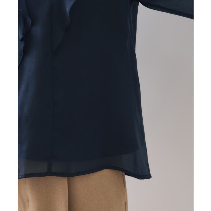 シアーラッフルブラウス/イージーケア | VIS  | 詳細画像34 