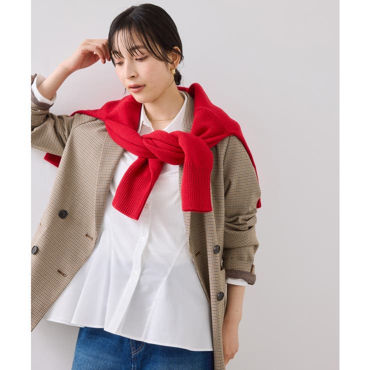 ヘムデザインフレアシャツ/イージーケア | VIS  | 詳細画像16 