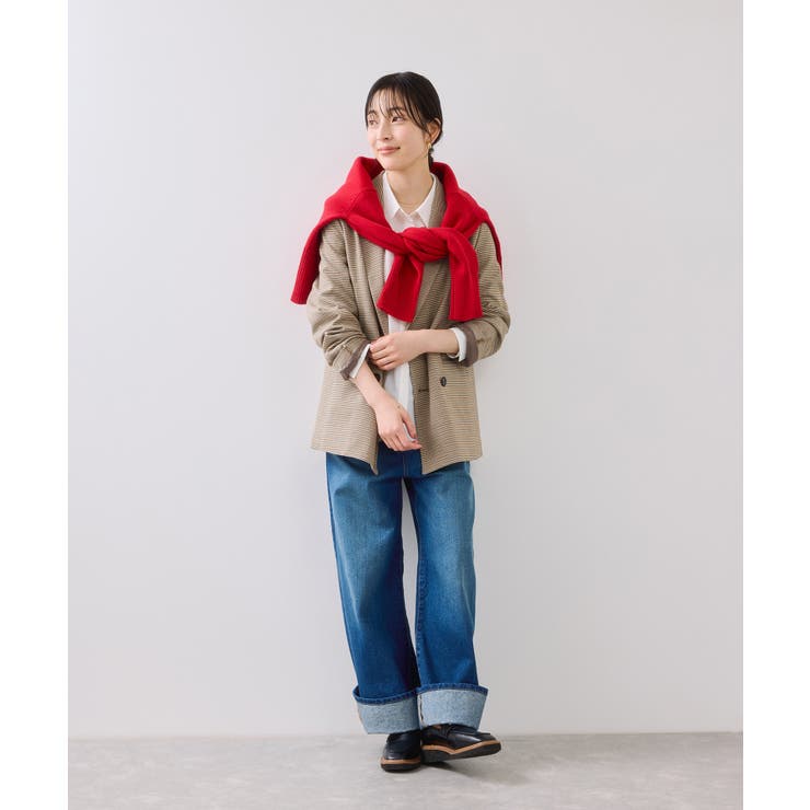 ヘムデザインフレアシャツ/イージーケア | VIS  | 詳細画像17 