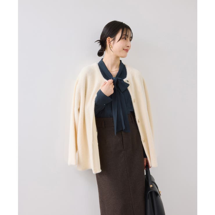 ランダムピンタックボウタイブラウス | VIS  | 詳細画像16 