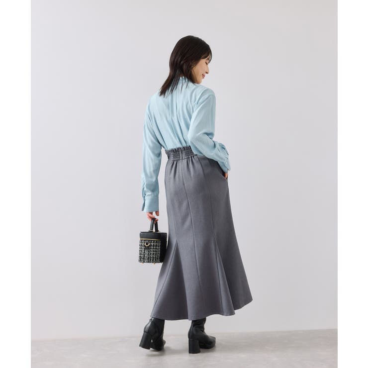 ランダムピンタックボウタイブラウス | VIS  | 詳細画像19 