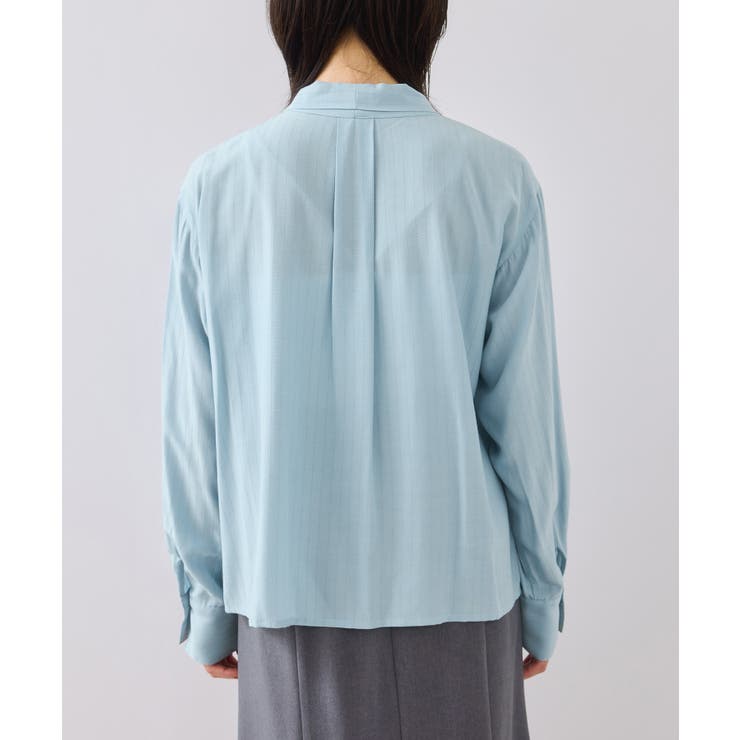 ランダムピンタックボウタイブラウス | VIS  | 詳細画像26 