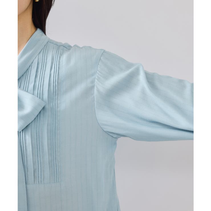 ランダムピンタックボウタイブラウス | VIS  | 詳細画像29 