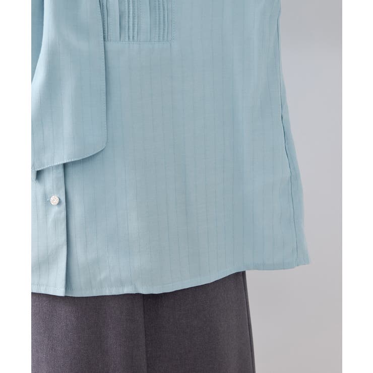 ランダムピンタックボウタイブラウス | VIS  | 詳細画像30 