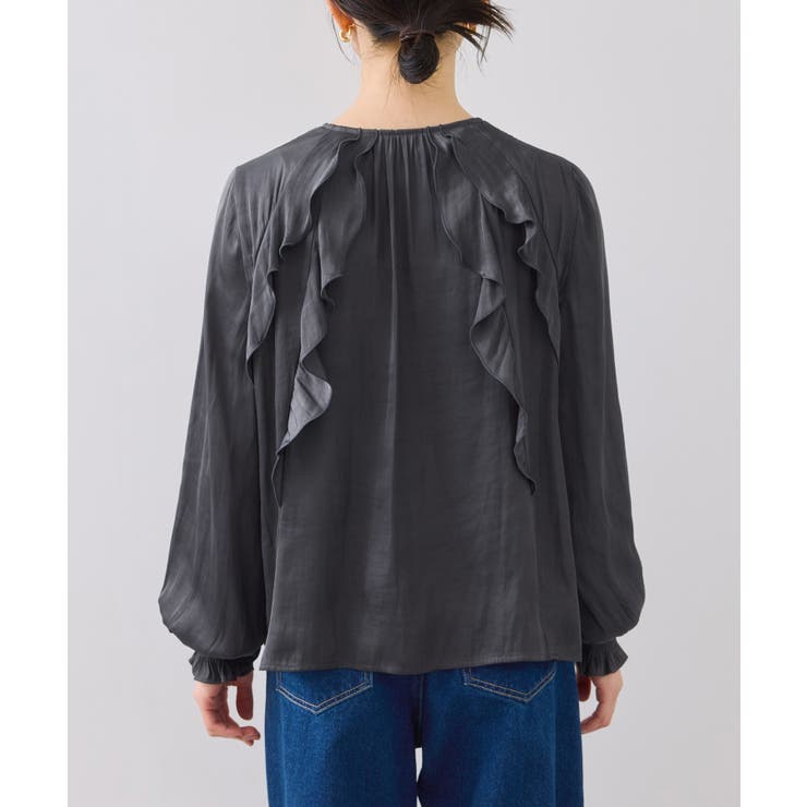 割線フリルブラウス/イージーケア | VIS  | 詳細画像20 