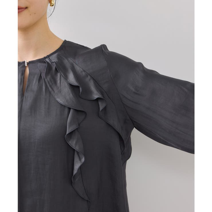 割線フリルブラウス/イージーケア | VIS  | 詳細画像22 