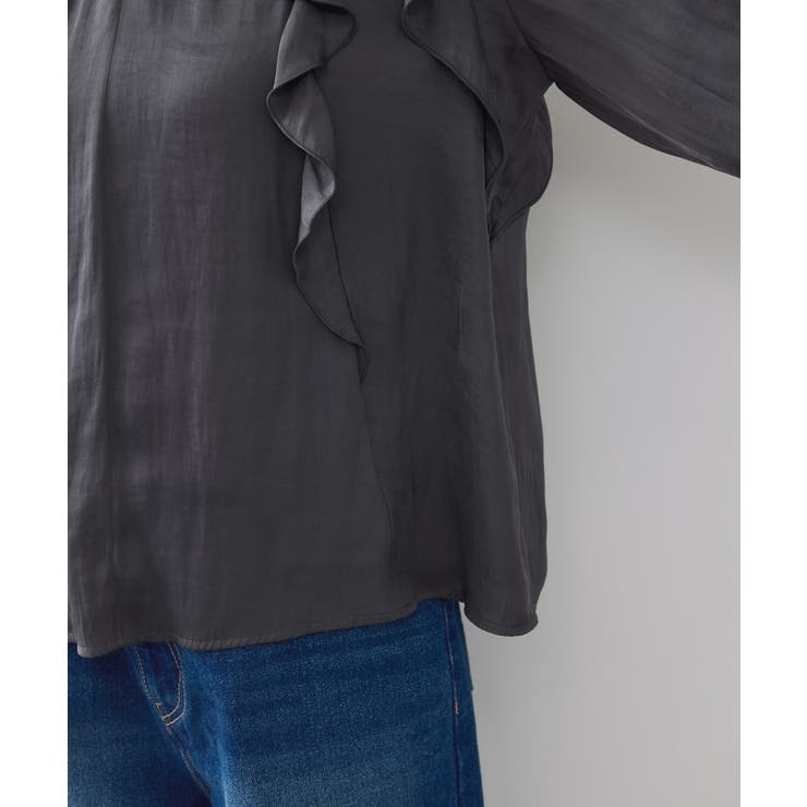 割線フリルブラウス/イージーケア | VIS  | 詳細画像23 