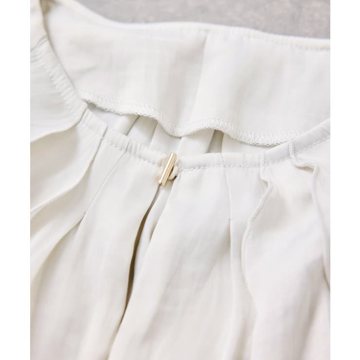 割線フリルブラウス/イージーケア | VIS  | 詳細画像26 