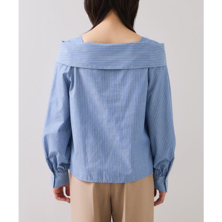 オフショルライクロングスリーブブラウス/イージーケア | VIS  | 詳細画像26 