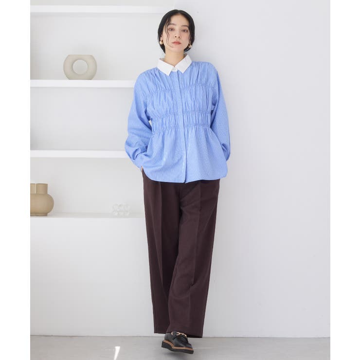 シャーリングデザインシャツ | VIS  | 詳細画像13 