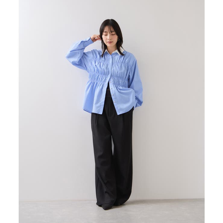 シャーリングデザインシャツ | VIS  | 詳細画像19 