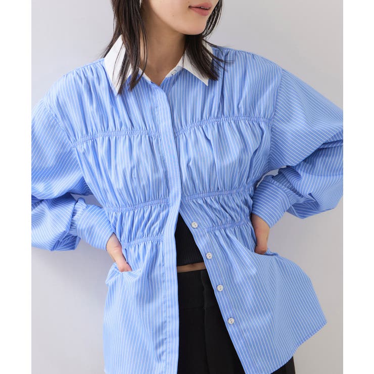 シャーリングデザインシャツ | VIS  | 詳細画像20 