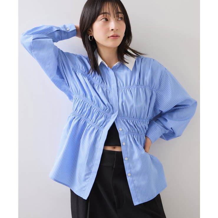 シャーリングデザインシャツ | VIS  | 詳細画像22 