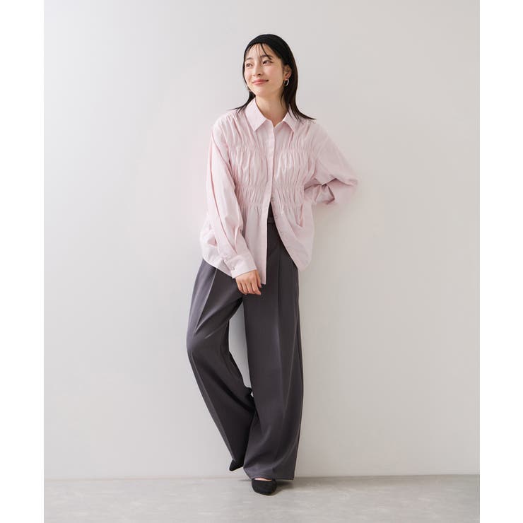 シャーリングデザインシャツ | VIS  | 詳細画像24 