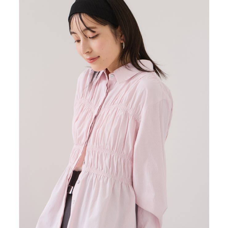 シャーリングデザインシャツ | VIS  | 詳細画像25 