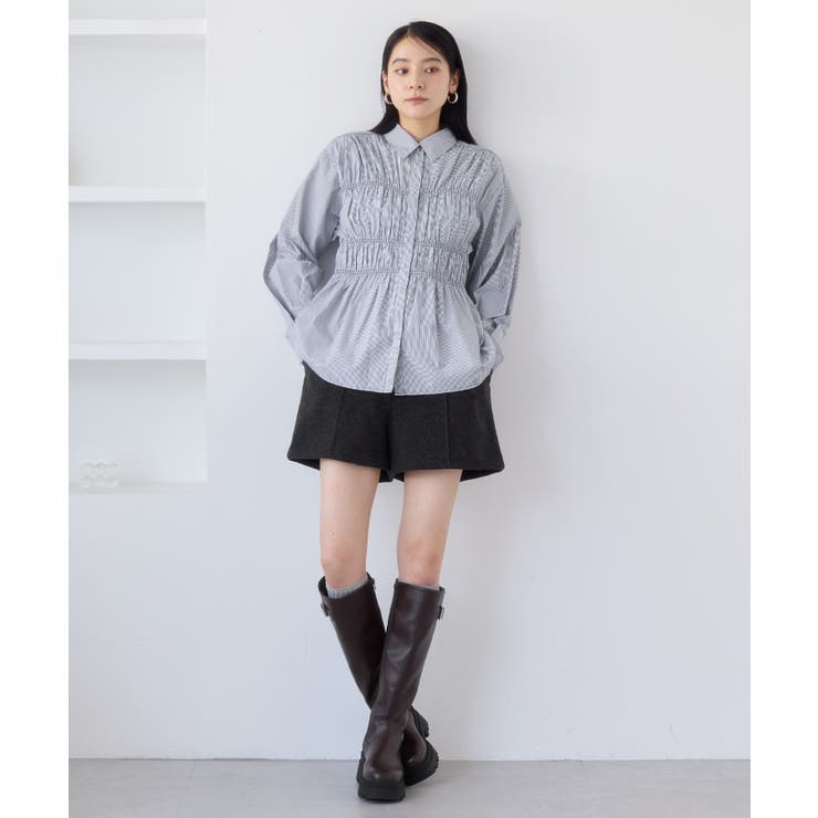 シャーリングデザインシャツ | VIS  | 詳細画像3 