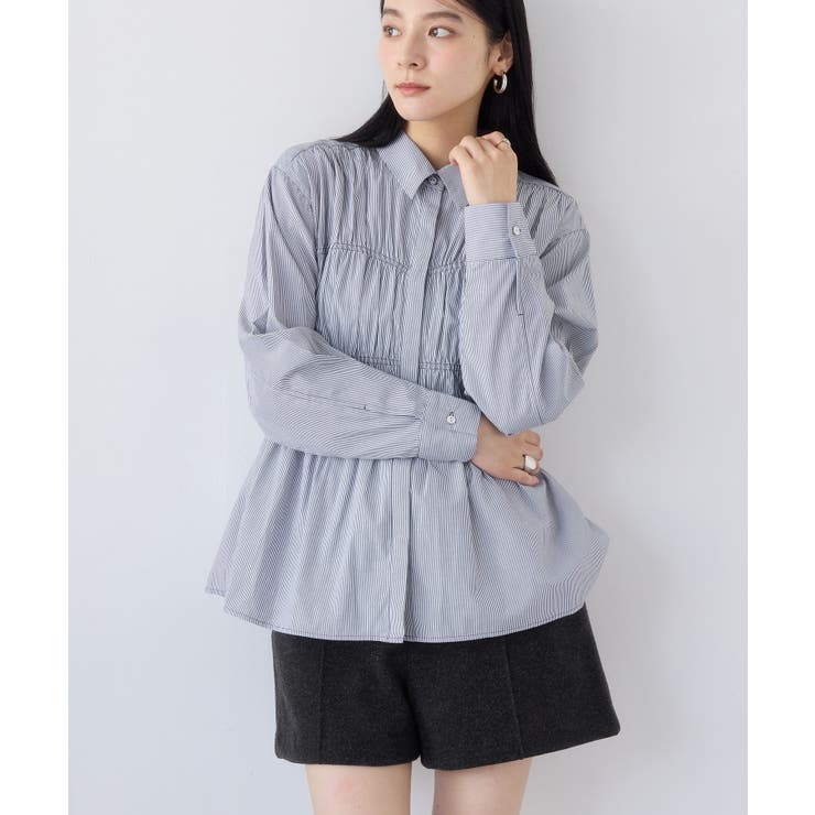 シャーリングデザインシャツ | VIS  | 詳細画像6 