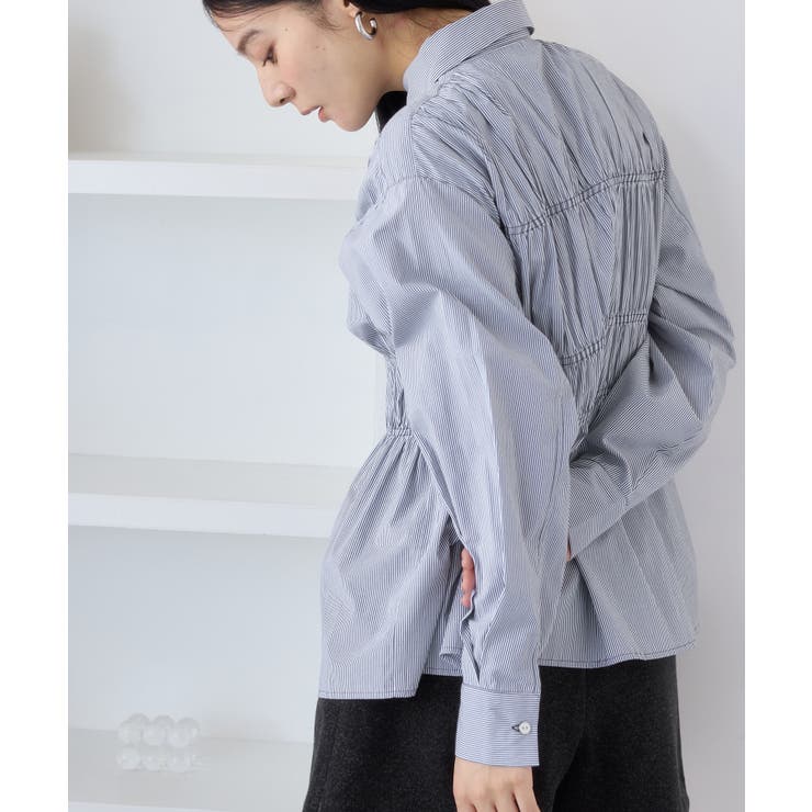 シャーリングデザインシャツ | VIS  | 詳細画像7 
