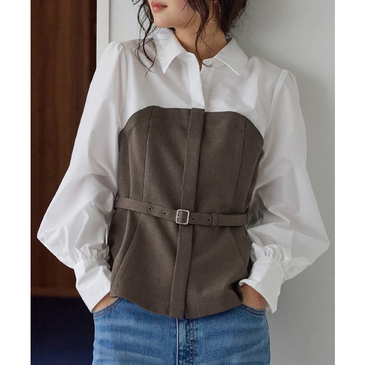 カーキー系(38) | 美easyウーリッシュドッキングシャツ/セットアップ対応 | VIS 