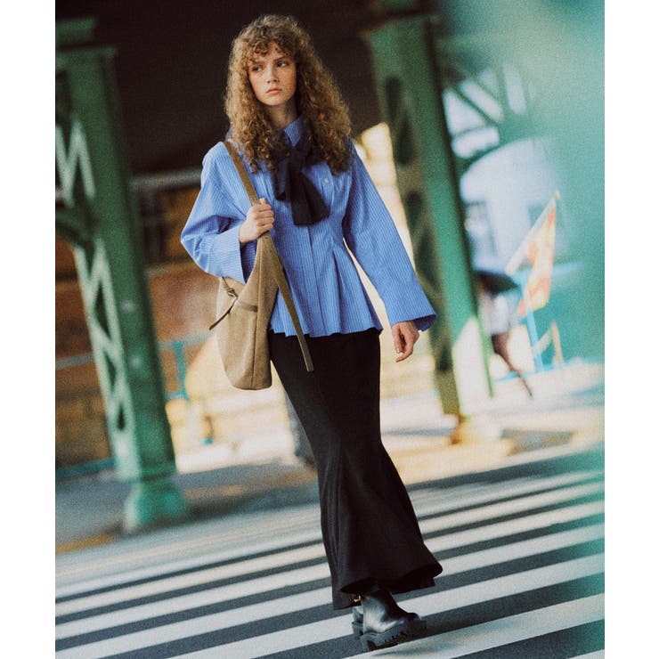 【POLOBCS】VIS別注ウエストタックフレアシャツ | VIS  | 詳細画像5 