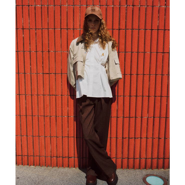 【POLOBCS】VIS別注ウエストタックフレアシャツ | VIS  | 詳細画像8 