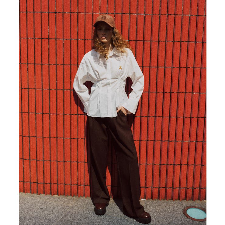 【POLOBCS】VIS別注ウエストタックフレアシャツ | VIS  | 詳細画像10 