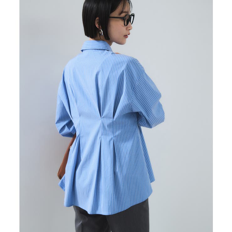 【POLOBCS】VIS別注ウエストタックフレアシャツ | VIS  | 詳細画像14 