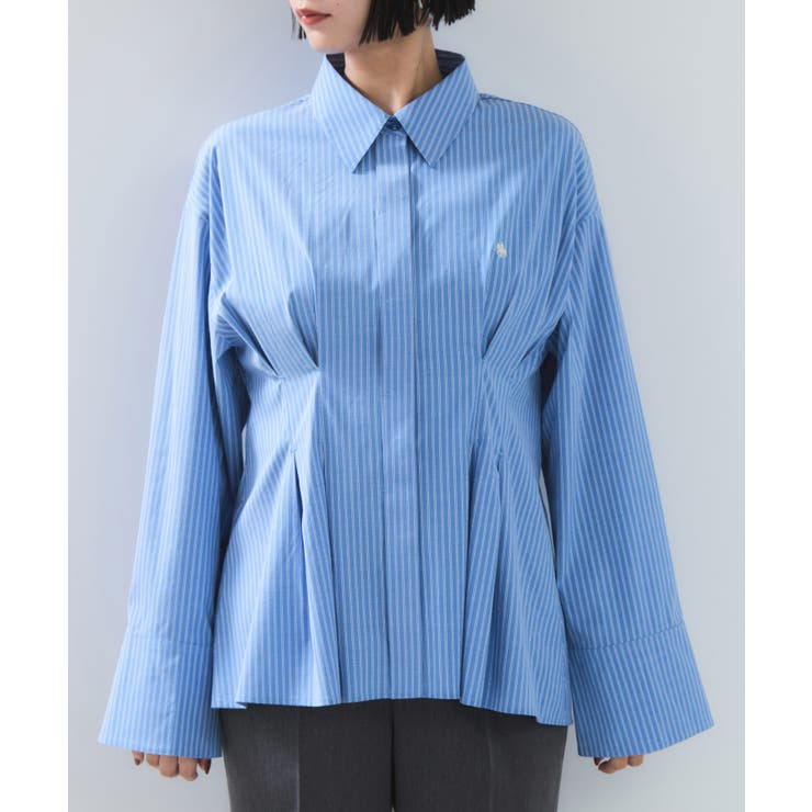 【POLOBCS】VIS別注ウエストタックフレアシャツ | VIS  | 詳細画像15 