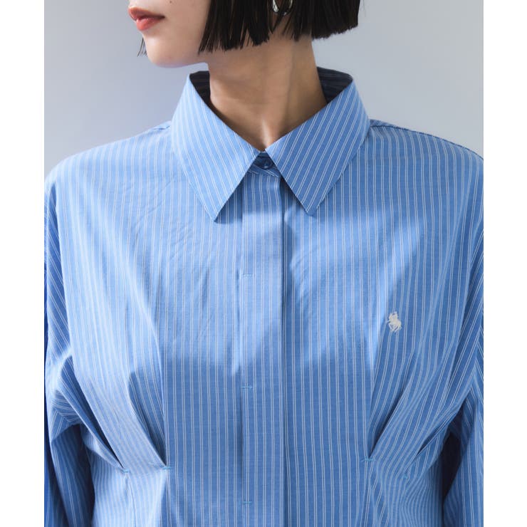 【POLOBCS】VIS別注ウエストタックフレアシャツ | VIS  | 詳細画像18 