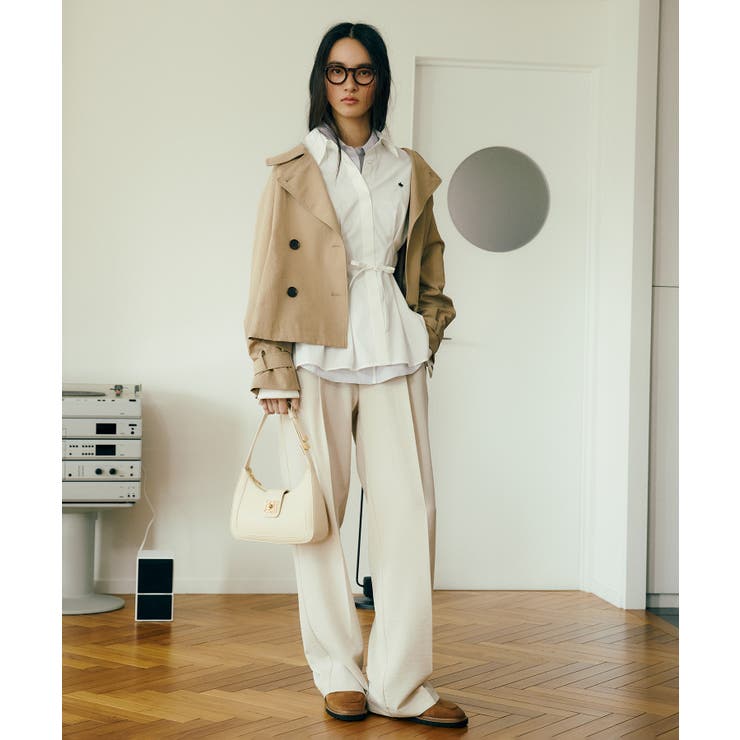 【POLO BCS】VIS別注ベルト付きウエストタックシャツブラウス | VIS  | 詳細画像2 