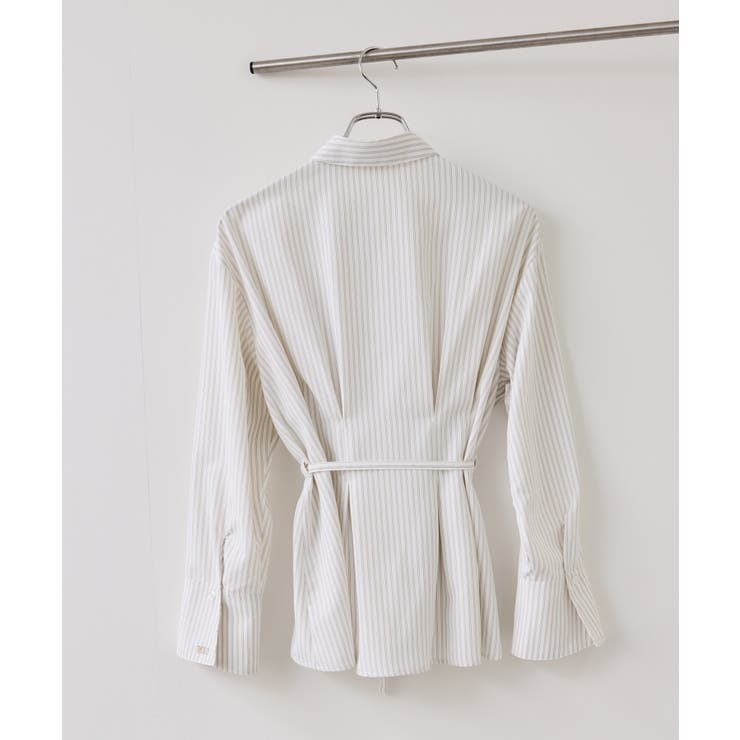 【POLO BCS】VIS別注ベルト付きウエストタックシャツブラウス | VIS  | 詳細画像29 